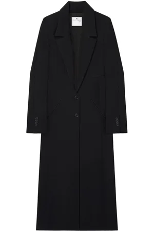 Courrèges Hyperbole Heritage logo-appliqué coat