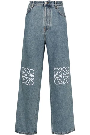 Loewe Anagram mid-rise baggy jeans