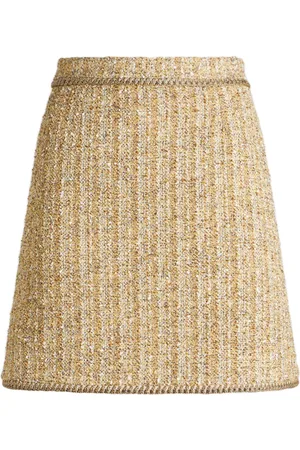 Etro Bouclé high-waisted mini skirt