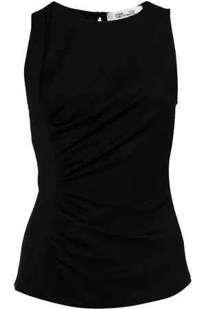 Diane von Furstenberg Draped-detail tank top