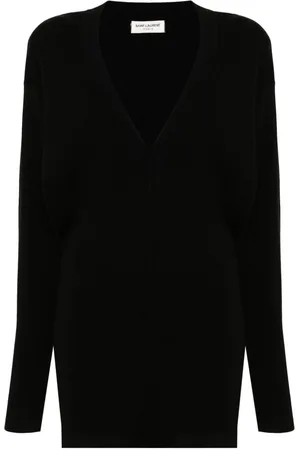 Saint Laurent V-neck wool dress