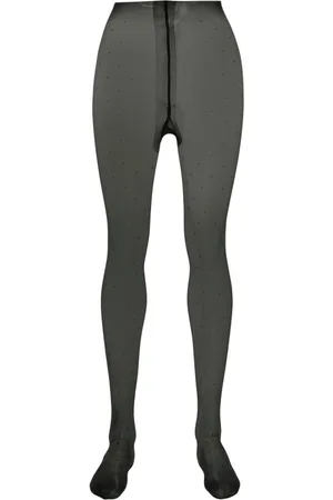 MAISON CLOSE Plumetis Glossy polka dot tights