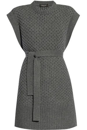 Fabiana Filippi Tied waist knit vest