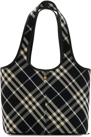 Burberry Nova Check cotton tote bag