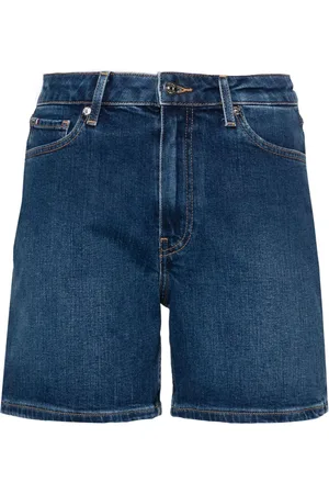 Tommy Hilfiger Logo-embroidered denim shorts