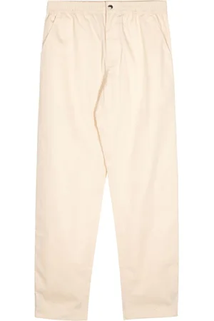 Maison Kitsuné Straight-leg cotton trousers