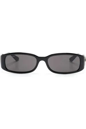 Gucci Interlocking G rectangle-frame sunglasses