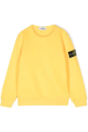 Stone Island Compass-badge organic cotton sweatshirt