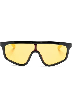 Gucci GG Supreme shield-frame sunglasses