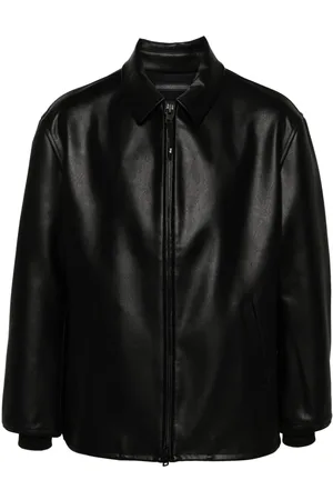 Y-3 Pleather faux-leather jacket