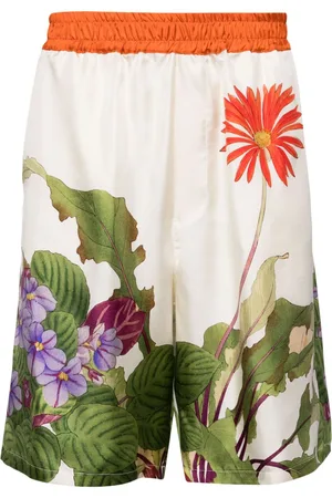 PIERRE-LOUIS MASCIA Floral-print bermuda shorts
