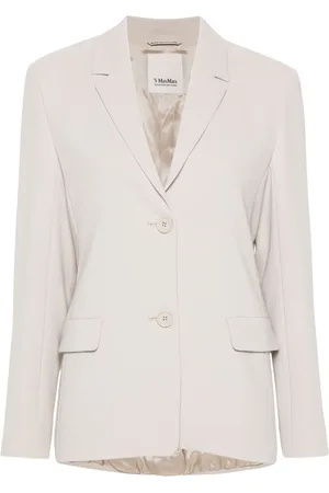Max Mara Single-breasted textured blazer