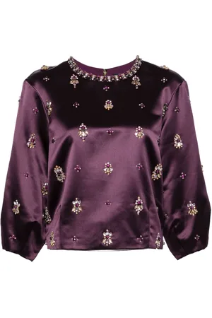 Jenny Packham Disco satin top