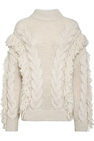 Philipp Plein Skull-embroidered cable-knit jumper