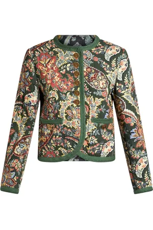 Etro Paisley-print cropped jacket