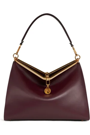 Etro Large Vela leather shoulder bag