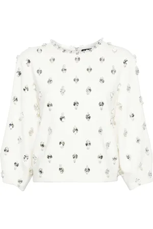Jenny Packham Sweet Emotion crepe blouse