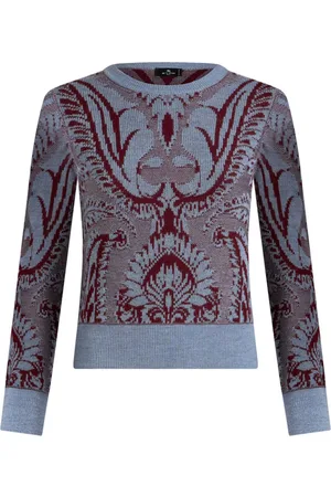 Etro Floral jacquard-knit wool jacket