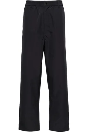 Izzue Elasticated-waist straight-leg trousers