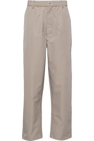 Izzue Elasticated-waist straight-leg trousers