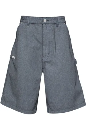 Izzue Logo-embroidered cotton cargo shorts