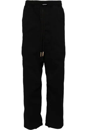 11 BY BORIS BIDJAN SABERI Drawstring-fastening straight-leg trousers