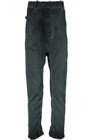 11 BY BORIS BIDJAN SABERI Elasticated-cuff inset-pocket trousers