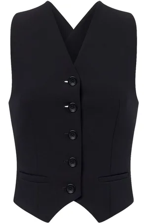 Serafini Open-back buttoned vest