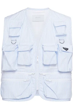 Prada Striped cotton vest
