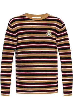 Moschino Striped virgin wool jumper