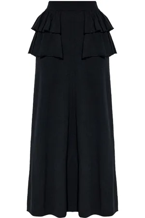 Lisa Yang Layered cashmere maxi skirt