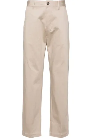 Ami Mid-rise cotton chino trousers