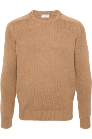 Saint Laurent Crew neck fine-knit jumper