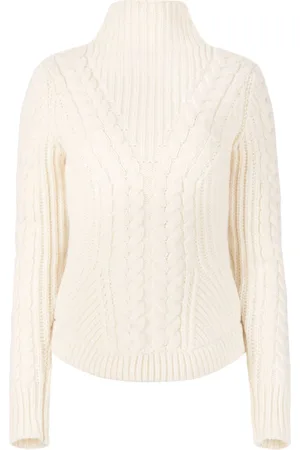 Nina Ricci Cable-knit wool-blend jumper