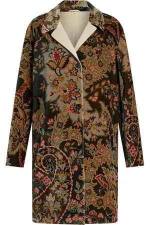 Etro Paisley-print velvet coat