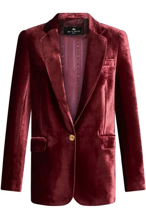 Etro Single-breasted velvet blazer
