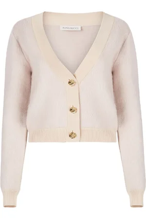 Nina Ricci Mohair blend V-neck cardigan