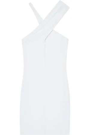 Courrèges Criss-cross jersey mini dress