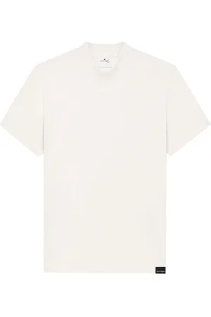 Courrèges Volcano logo-appliqué cotton T-shirt
