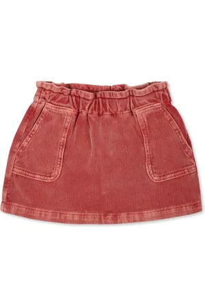 Etro Logo-embroidered cotton-blend skirt