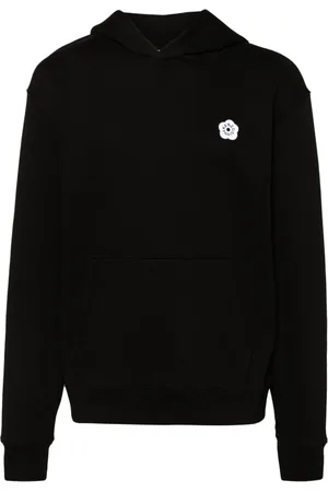 Kenzo Boke Flower-patch cotton hoodie