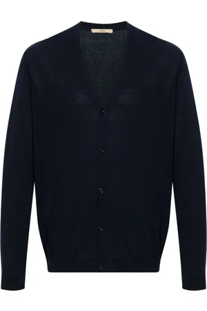 Nuur V-neck fine-knit cardigan