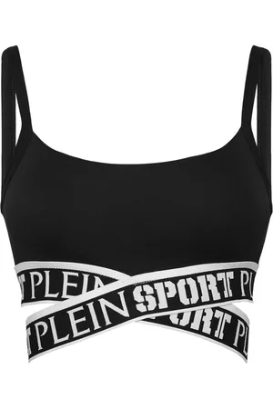 Philipp Plein Logo-underband crop top