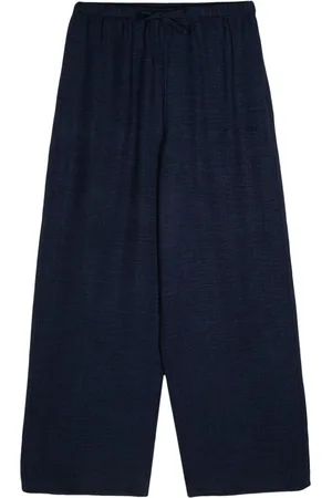 Izzue Pleated wide-leg trousers