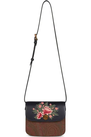 Etro Small Essential floral-embroidery crossbody bag