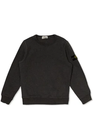 Stone Island Logo-patch cotton jumper
