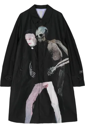 UNDERCOVER Graphic-print parka coat