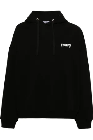 Fiorucci Raised-logo cotton hoodie
