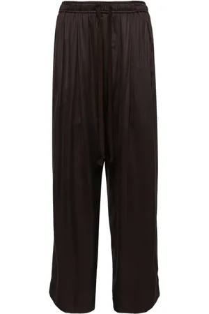 ZIGGY CHEN Drawstring wide-leg trousers