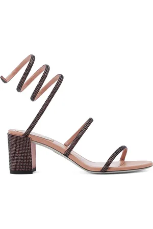 RENE CAOVILLA 75mm crystal embellished sandals